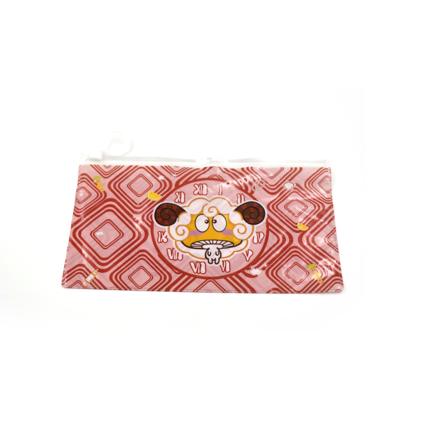4845 20 Pc Red Printed Pouch For Carrying Stationary Stuffs And All By The Students. DeoDap 4845 20 Pc Red Printed Pouch For Carrying Stationary Stuffs And All By The Students. DeoDap